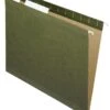 Pendaflex Reinforced Hanging File Folders, 1/3 Cut Tabs, Letter Size, Green, Pack Of 25