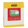 School Smart Smooth 2-Pocket Folder With Fasteners, Assorted Colors, Pack Of 25 -Office Product Shop 067505 A ecommfullsize
