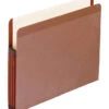 Pendaflex Reinforced File Pocket, Letter Size, 3-1/2 Inch Expansion, Redrope -Office Product Shop 072704 A ecommfullsize