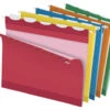 Pendaflex Ready-Tab Reinforced Hanging File Folders, Letter Size, 1/5 Cut Tabs, Assorted Colors, Pack Of 25 -Office Product Shop 080022 ecommfullsize