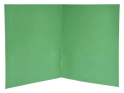School Smart Extra Large 2-Pocket Folder, 9 X 12 Inches, Green, Pack Of 25 -Office Product Shop 084882 A ecommfullsize