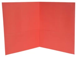 School Smart Extra Large 2-Pocket Folder, 9 X 12 Inches, Red, Pack Of 25 -Office Product Shop 084883 A ecommfullsize