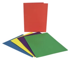 School Smart Extra Large 2-Pocket Folder, 9 X 12 Inches, Assorted Colors, Pack Of 25 -Office Product Shop 084886 A ecommfullsize