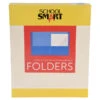 School Smart 2-Pocket Folder, Letter Size, Light Blue, Pack Of 25 -Office Product Shop 084893 ecommfullsize