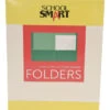 School Smart 2-Pocket Folder, Letter Size, Green, Pack Of 25 -Office Product Shop 084894 ecommfullsize 1
