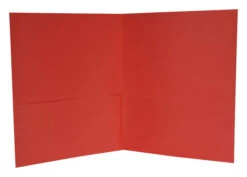 School Smart 2-Pocket Folder, Letter Size, Red, Pack Of 25 -Office Product Shop 084895 A ecommfullsize