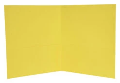 School Smart 2-Pocket Folder, Letter Size, Yellow, Pack Of 25 -Office Product Shop 084897 A ecommfullsize