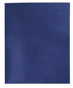 School Smart 2-Pocket Folder With Fasteners, Dark Blue, Pack Of 25