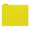 School Smart Hanging File Folder, Letter Size, 1/5 Cut Tabs, Yellow, Pack Of 25 1 School Smart Hanging File Folder, Letter Size, 1/5 Cut Tabs, Yellow, Pack Of 25 -Office Product Shop 085110 ecommfullsize