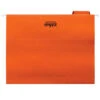 School Smart Hanging File Folder, Letter Size, 1/5 Cut Tabs, Orange, Pack Of 25 -Office Product Shop 085113 ecommfullsize