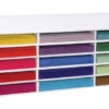 Classroom Keepers Construction Paper Storage For 9 X 12 Inch Construction Paper, 15 Slots -Office Product Shop 085944 ecommfullsize