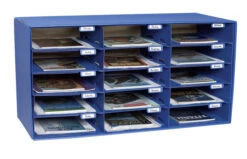 Classroom Keepers 15-Slot Mailbox, 16-3/8 X 31-1/2 X 12-7/8 Inches