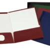 Oxford Laminated 2-Pocket Folder, Assorted Colors, Pack Of 25 2 Oxford Laminated 2-Pocket Folder, Assorted Colors, Pack Of 25 -Office Product Shop 087466 ecommfullsize