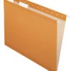 Pendaflex Reinforced Hanging File Folders, 1/5 Cut Tabs, Letter Size, Orange, Pack Of 25 2 Pendaflex Reinforced Hanging File Folders, 1/5 Cut Tabs, Letter Size, Orange, Pack Of 25 -Office Product Shop 1058900 ecommfullsize