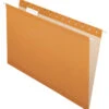 Pendaflex Reinforced Hanging File Folders, 1/5 Cut Tabs, Legal Size, Orange, Pack Of 25 -Office Product Shop 1058925 ecommfullsize