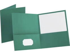 Oxford 2-Pocket Folder, 100 Sheet Capacity, Teal, Pack Of 25