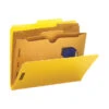Smead SafeSHIELD Pressboard Classification Folder, Letter Size, 2 Dividers, Yellow, Pack Of 10 2 Smead SafeSHIELD Pressboard Classification Folder, Letter Size, 2 Dividers, Yellow, Pack Of 10 -Office Product Shop 1068647 SPR ecommfullsize