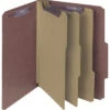 Smead SafeSHIELD Classification Folder With Fasteners, Letter Size, 3 Inch Expansion, 3 Dividers, Red, Pack Of 10 2 Smead SafeSHIELD Classification Folder With Fasteners, Letter Size, 3 Inch Expansion, 3 Dividers, Red, Pack Of 10 -Office Product Shop 1068648 SPR ecommfullsize