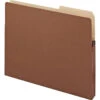 Smead File Pocket, Letter Size, 1-3/4 Inch Expansion, 2/5 Cut, Redrope, Pack Of 25