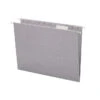 Smead Hanging File Folder, Letter Size, 1/5 Cut Tabs, Gray, Pack Of 25 1 Smead Hanging File Folder, Letter Size, 1/5 Cut Tabs, Gray, Pack Of 25 -Office Product Shop 1068910 SPR ecommfullsize