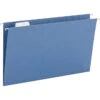 Smead Hanging File Folder, Legal Size, 1/5 Cut Tabs, Blue, Pack Of 25 -Office Product Shop 1068924 SPR ecommfullsize