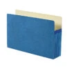 Smead Expanding File Pocket, Legal Size, 3-1/2 Inch Expansion, Blue -Office Product Shop 1069160 SPR ecommfullsize