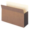 Smead File Pocket, Legal Size, 5-1/4 Inch Expansion, Redrope, Pack Of 10