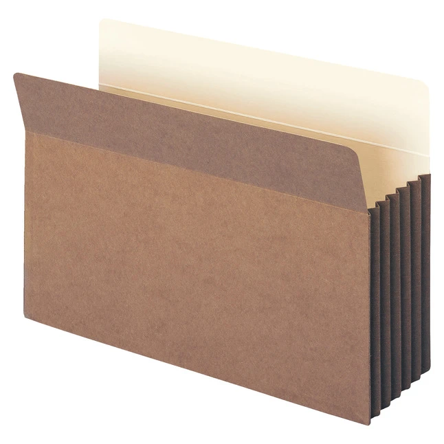 Smead File Pocket, Legal Size, 5-1/4 Inch Expansion, Redrope, Pack Of 10 3 Smead File Pocket, Legal Size, 5-1/4 Inch Expansion, Redrope, Pack Of 10