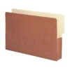 Smead End Tab File Pocket, Legal Size, 3-1/2 Inch Expansion, Redrope, Pack Of 10