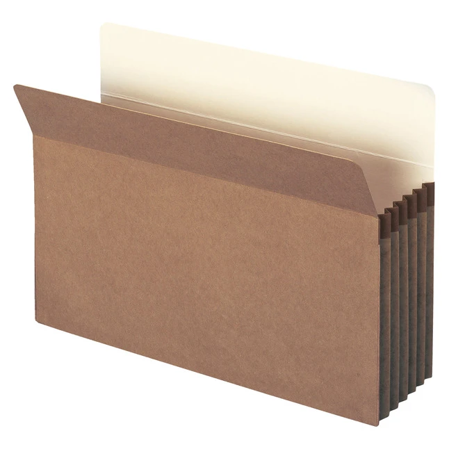 Smead File Pocket, Legal Size, 5-1/4 Inch Expansion, Straight Cut, Redrope, Pack Of 50 3 Smead File Pocket, Legal Size, 5-1/4 Inch Expansion, Straight Cut, Redrope, Pack Of 50