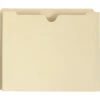 Smead Reinforced File Jacket, Letter Size, 2 Inch Expansion, Manila, Pack Of 50