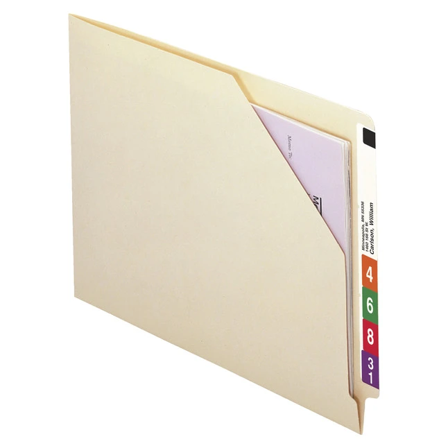 Smead End Tab File Jacket, Letter Size, Flat, Manila, Pack Of 100 3 Smead End Tab File Jacket, Letter Size, Flat, Manila, Pack Of 100