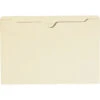 Smead Reinforced File Jacket, Legal Size, Flat, Manila, Pack Of 100 -Office Product Shop 1069216 SPR ecommfullsize