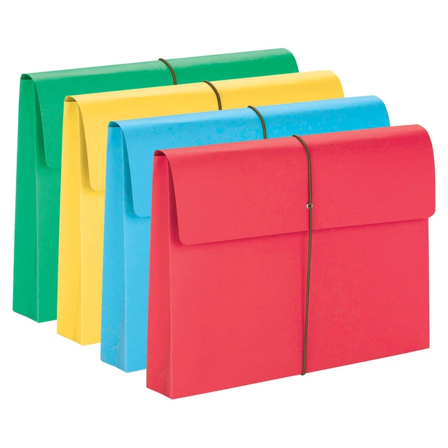 Smead Expanding Wallet, Legal Size, 2 Inch Expansion, Assorted Colors, Pack Of 50 3 Smead Expanding Wallet, Legal Size, 2 Inch Expansion, Assorted Colors, Pack Of 50