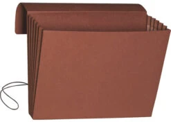 Smead Expanding Wallet, Legal Size, 5-1/4 Inch Expansion, Redrope, Pack Of 10