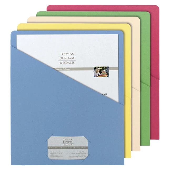 Smead Slash-Style File Jacket, Letter Size, Flat, Assorted Colors, Pack Of 25 3 Smead Slash-Style File Jacket, Letter Size, Flat, Assorted Colors, Pack Of 25