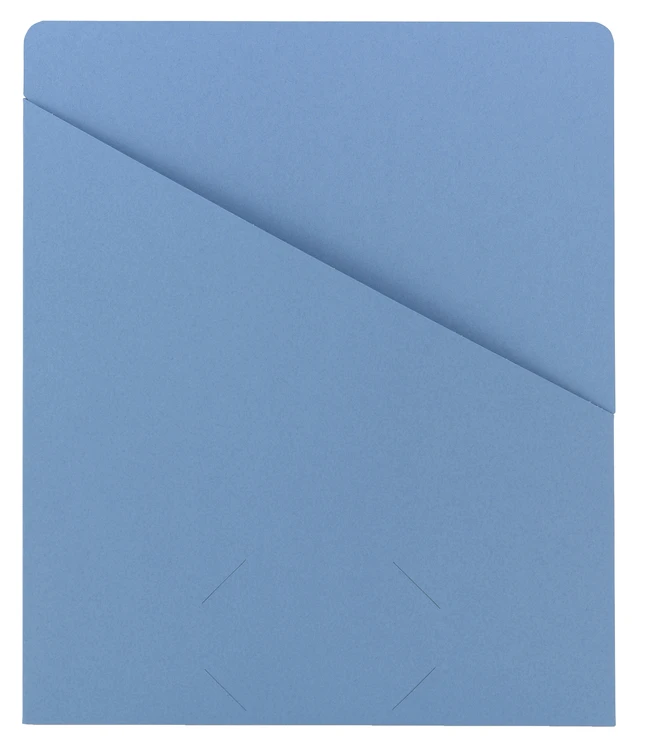 Smead Slash-Style File Jacket, Letter Size, Flat, Blue, Pack Of 25 3 Smead Slash-Style File Jacket, Letter Size, Flat, Blue, Pack Of 25