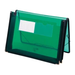 Smead InnDura Poly Expanding Wallet, Letter Size, 2-1/4 Inch Expansion, Green
