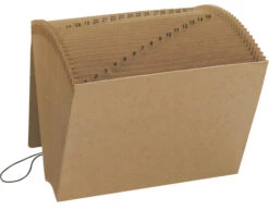Smead Indexed Expanding File, Letter Size, 1-31, 31 Pocket, Kraft Brown