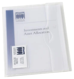 Avery Poly File Wallet, Letter Size, Matte Clear, Pack Of 12