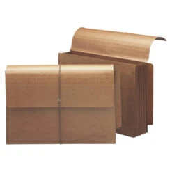 Smead Expanding Wallet, Legal Size, 5-1/4 Inch Expansion, Redrope, Pack Of 10