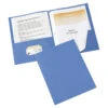 Avery 2-Pocket Folder With Fastener, Letter, Light Blue, Pack Of 25 -Office Product Shop 1098393 SPR ecommfullsize