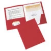 Avery 2-Pocket Folder With Fastener, Letter, Red, Pack Of 25 -Office Product Shop 1098396 SPR ecommfullsize