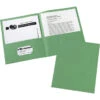 Avery 2-Pocket Folder, 40 Sheet Capacity, Green, Pack Of 25 -Office Product Shop 1098400 SPR ecommfullsize
