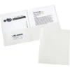Avery 2-Pocket Folder, 40 Sheet Capacity, White, Pack Of 25 -Office Product Shop 1098404 SPR ecommfullsize