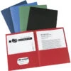 Avery 2-Pocket Folder, 40 Sheet Capacity, Assorted Colors, Pack Of 25 -Office Product Shop 1098406 SPR ecommfullsize