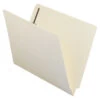 Smead End Tab File Folders With Antimicrobial Protection, Letter Size, Straight Tab, Manila, Pack Of 50