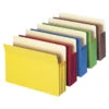 Smead Expanding File Pocket, Letter Size, 3-1/2 Inch Expansion, Assorted Colors, Pack Of 5 -Office Product Shop 1113112 SPR ecommfullsize