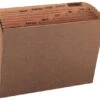 Sparco Business Source Expanding File, No Flap, Letter Size, Jan-Dec, 12 Pocket, Brown -Office Product Shop 1314369 SPR ecommfullsize