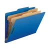 Nature Saver Classification Folders, Legal Size, 2/5 Cut, 2 Dividers, Blue, Pack Of 10 1 Nature Saver Classification Folders, Legal Size, 2/5 Cut, 2 Dividers, Blue, Pack Of 10 -Office Product Shop 1314648 SPR ecommfullsize